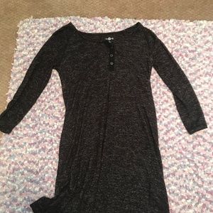 Dress, sweater dress, dark purple